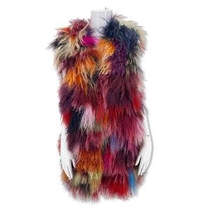 Tibetan real shaggy sheep vest